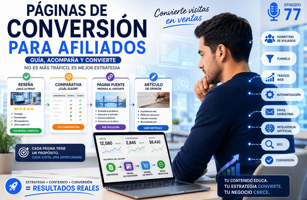 páginas de conversión para afiliados